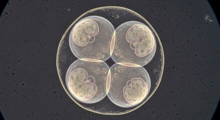 Embryo Development in Petri Dish.