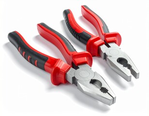 Obraz premium Generated image Construction tools - combination pliers on a white background without shadows