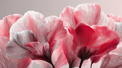 Luxurious pink and white watercolor blooms with gold detail