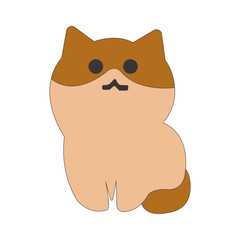 Cute Cartoon Cat Illustration