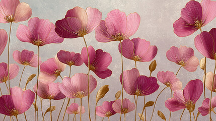 Pastel floral design with blush and peach colored peonies.