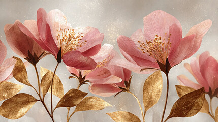 Elegant floral arrangement featuring soft pink flowers bloom