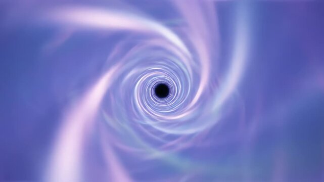 Seamlessly looping ethereal iridescent light tunnel with soft, swirling reflections elegant, futuristic, background
