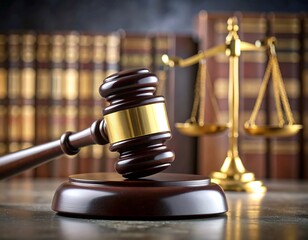 Legal gavel and scales