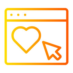 feedback gradient icon