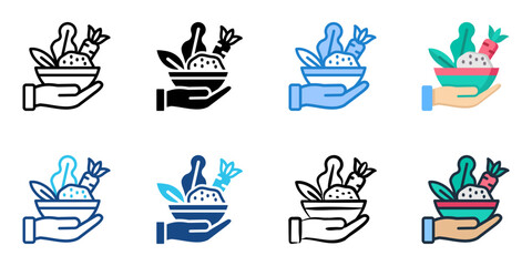 Organic Choice icon set multiple style collection 
