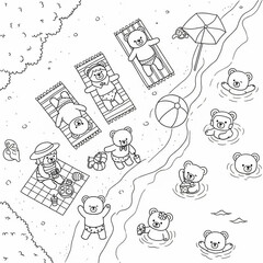 hand drawn doodle set