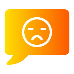 feedback gradient icon