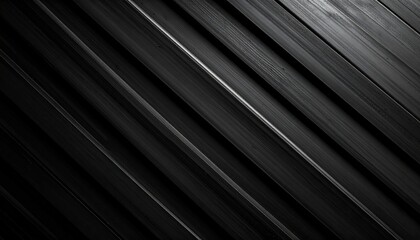 Obraz premium Abstract Dark Gray Diagonal Striped Fabric Texture Background with Subtle Shimmer