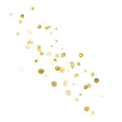 Gold Glitter Textured Brush Strokes Pattern abstract isolated on a transparent background