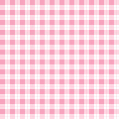 Pink and white gingham checkered pattern image photo