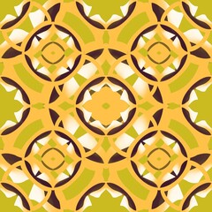 Seamless pattern abstract geometric islamic background boho batik pattern tribal ethnic seamless
