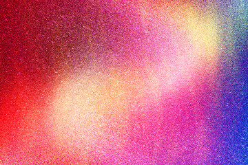 Abstract dark red, pink, orange, golden brown shiny background with space sparkle, glittering starlight effect, like space, night sky, universe, rusty, rough texture.