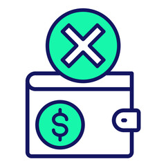 Fototapeta premium Wrong Icon Element For Design 