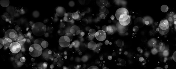 Abstract blurred bokeh background. Real dust particles with real lens flare stars. glitter lights . Abstract light defocused. Merry Christmas and New Year