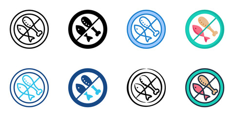 Meatless Marvels icon set multiple style collection 
