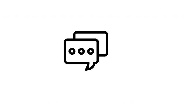 chat bubble animated icon