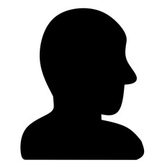 Side Profile User Icon
