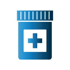 Medicine Jar icon design template