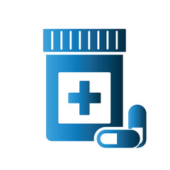 Medicine Jar icon design template