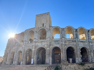 Exterior Arles Amphitheater, Arles, France