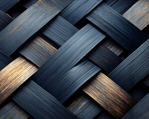 Dark Wood Weave Illustration