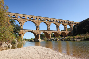 Pont du Gard Roman Aqueduct Bridge