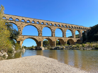 Pont du Gard and Garden River, Nimes