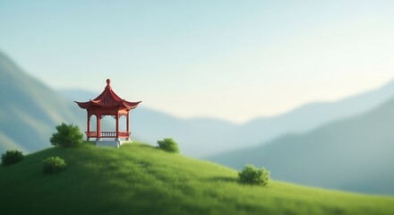 Peaceful Mountaintop Gazebo.
