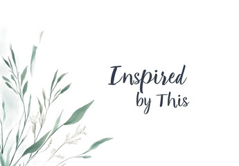 Watercolor leaves and branches isolated on transparent background for decoration