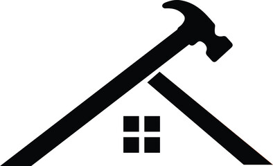 house with hammer icon