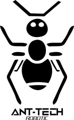 Robotic ant, Metallic insect Robotic, futuristic design, isolated cybernetic ant with glowing accents, robotic insect concept for futuristic