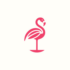 Flamingo Elegant Logo
