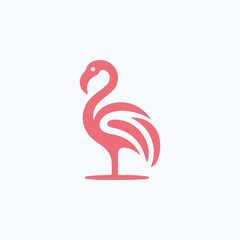 Flamingo Elegant Logo