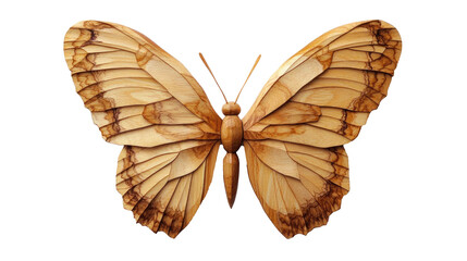Fototapeta premium Butterfly on transparent background, isolated insect png