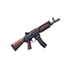 assault rifle vector illustration