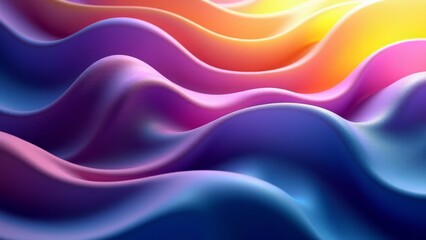 Fluid geometries backdrop with flowing color gradients