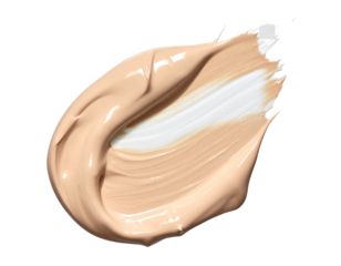 Artistic Cosmetic Foundation Smear