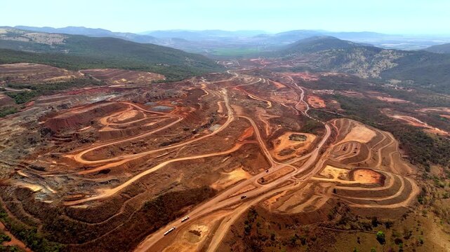 Aerial View, Soil Terrain, Earth Natural Resources, Industrial Supply