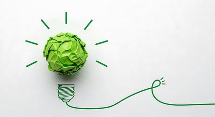 Eco friendly green energy innovation concept