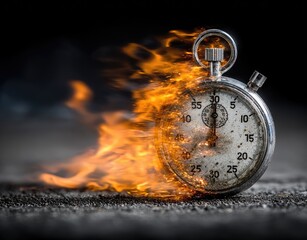 Burning stopwatch (1)