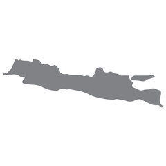 Java Island Silhouette