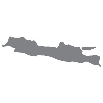 Java Island Silhouette