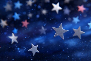 Fototapeta premium Group of stars in the air