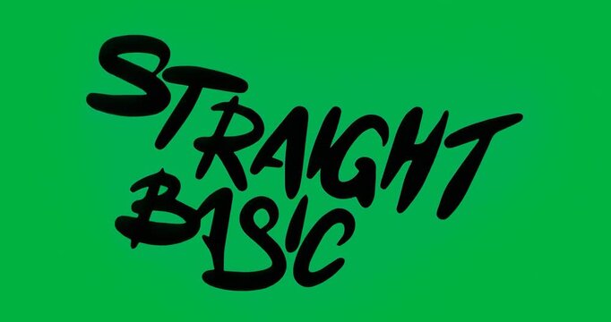 Upon start STRAIGHT BASIC graphic forming pixel border pulsing then settling highlighting noise