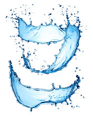 Obraz premium Abstract water splash art