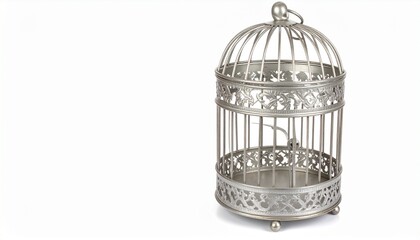 Decorative birdcage, symbol of beauty and confinement