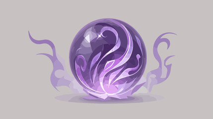 Purple orb magic design