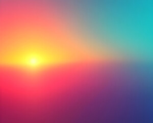 Vibrant Sunset Abstract Background Illustration