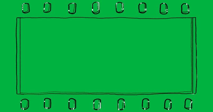On playback start filmstrip frame staying static showing black area on transparency as placeholder